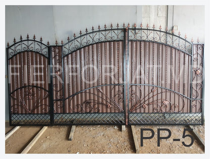 Porti , garduri, balustrade, copertine, porti din metal, porti cu profnastil, la comanda