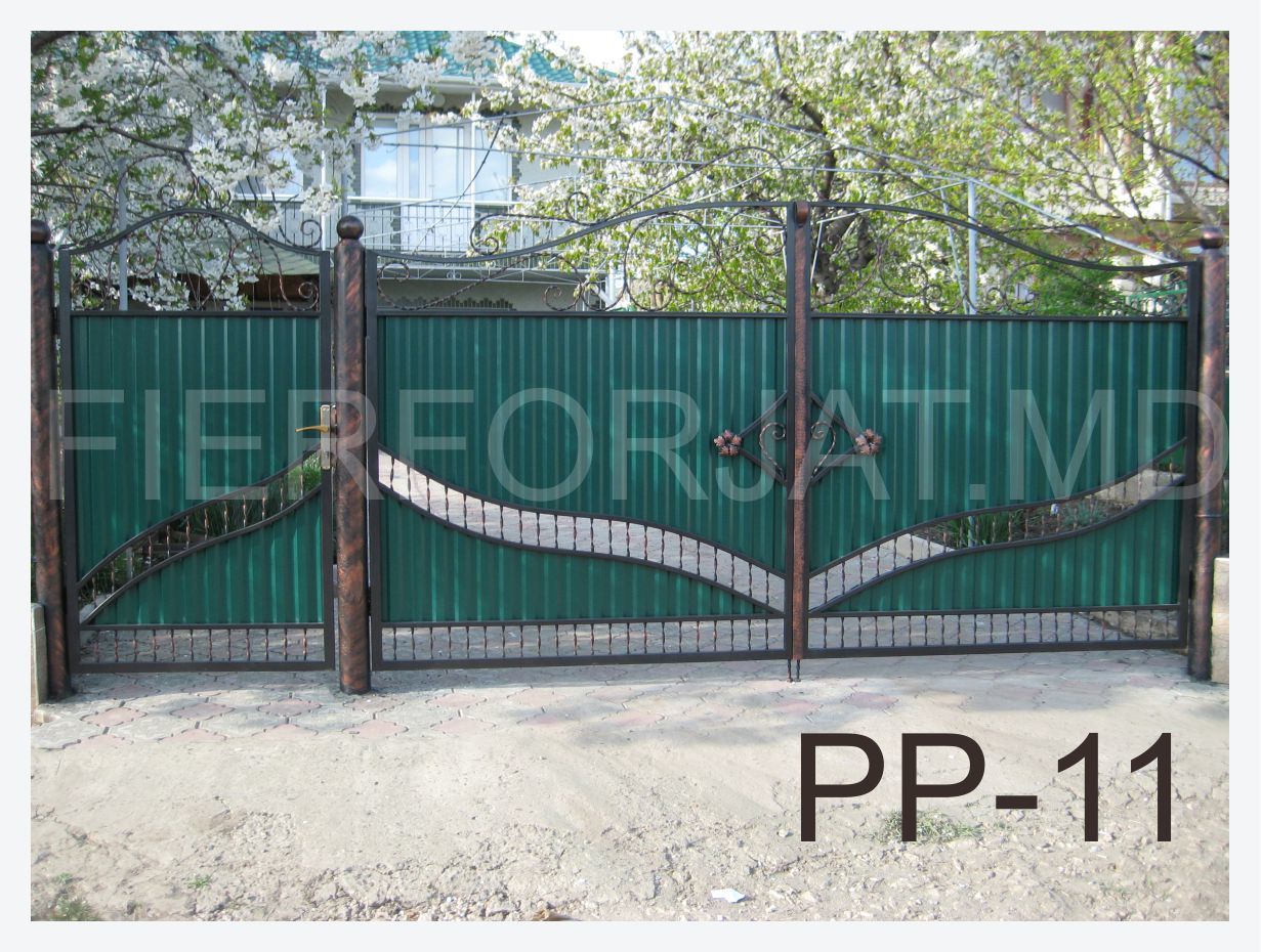 Porti , garduri, balustrade, copertine, porti din metal, porti cu profnastil, la comanda