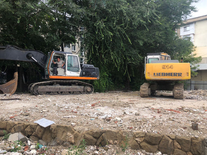 Prestam servicii de excavare, efectuam lucrari de terasament, evacuam deseuri de constructie ,pamint