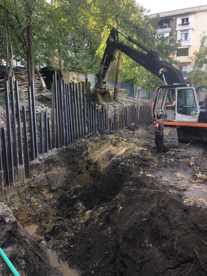 Prestam servicii de excavare, efectuam lucrari de terasament, evacuam deseuri de constructie ,pamint